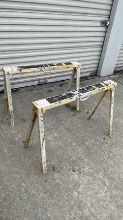  A pair Of Metal Saw Horses