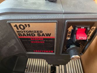 Craftsman 10" Motorized Band Saw