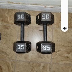 35lbs Dumbbells 
