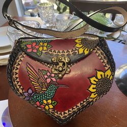Bolsa De Mujer  Estilo Mexicano De Piel