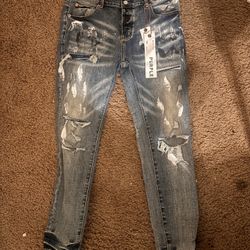 Purple Jeans Size 32