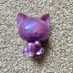 Purple Cat Toy Hard Figure