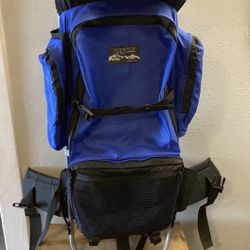 Jansport External Frame Hiking Backpacking Bag Backpack 
