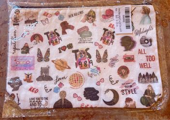 New Taylor Swift Theme Makeup Pouch. Multiple Uses