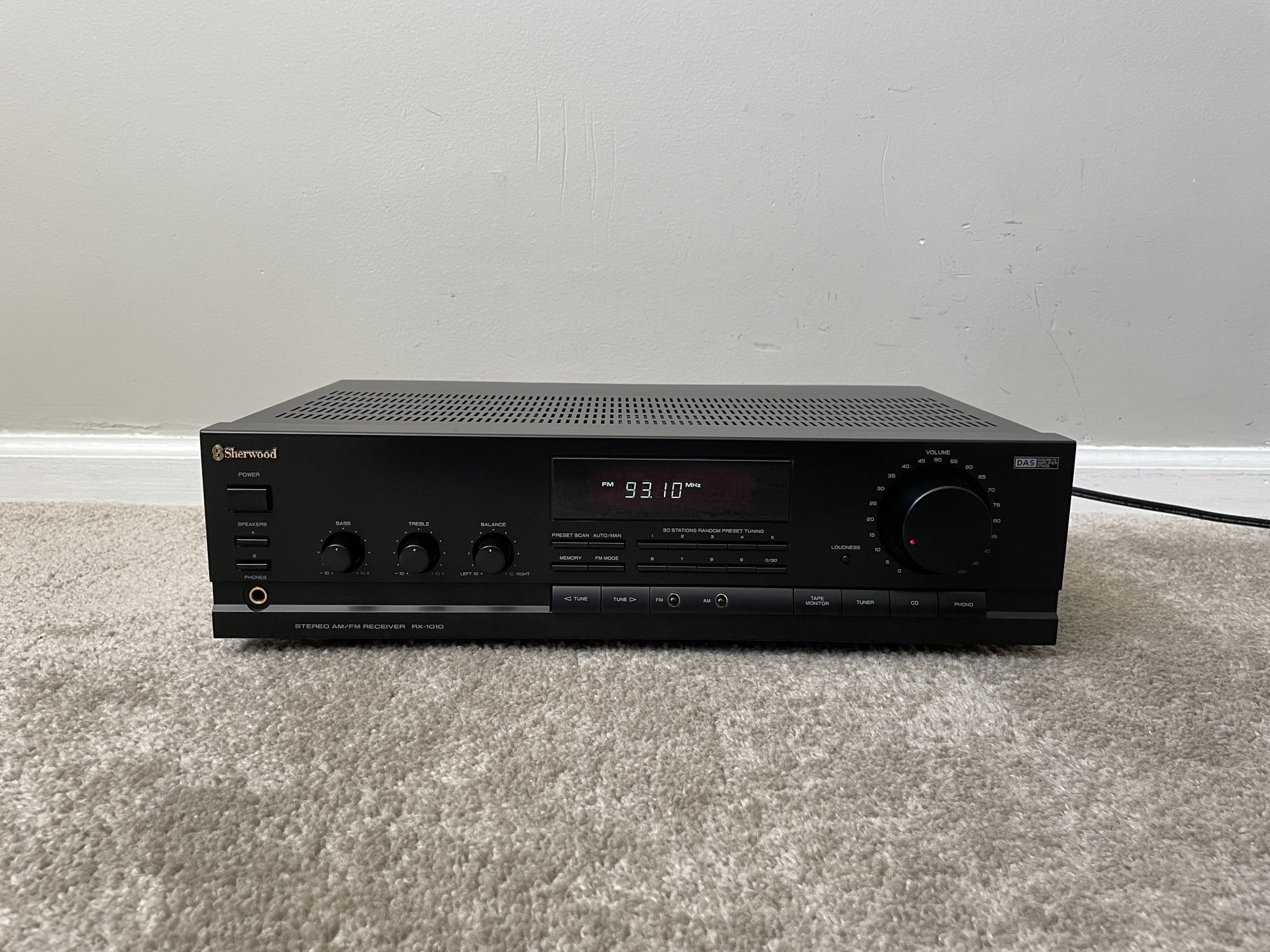 Sherwood RX-1010 Home Stereo Audio Receiver Amplifier Amp