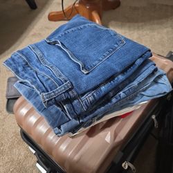 Stack Of Jeans Sz 14 16 & 17