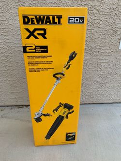 20v Dewalt Trimmer and Blower Combo Kit with Battery and Charger