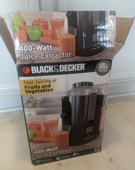 New Black and Decker Juice Extractor