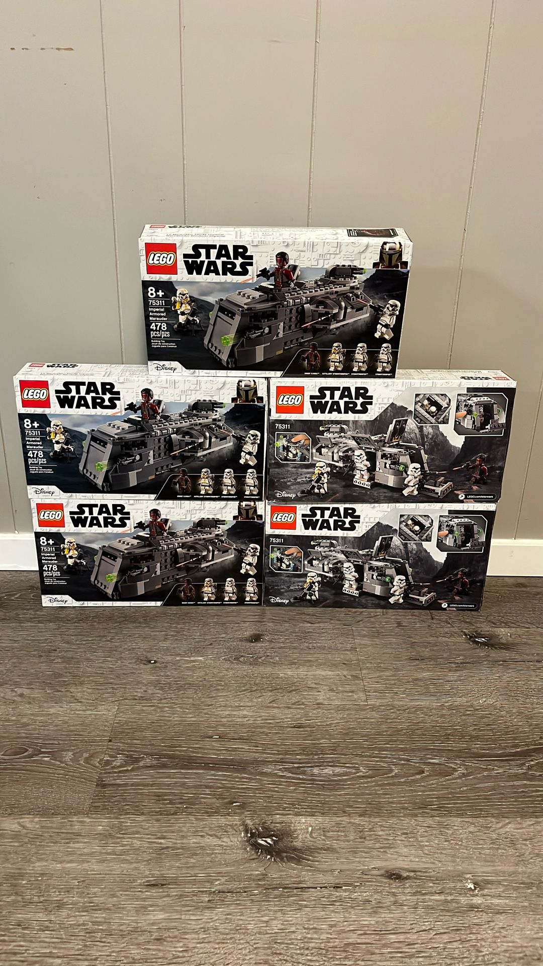 5 Lego Imperial Armored Marauder Sets