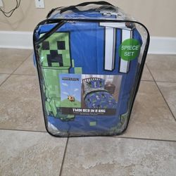 Set de Sábanas Minecraft 5 piezas (Twin) - Nuevo