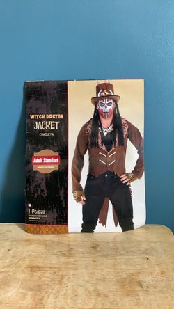 HALLOWEEN WITCH DOCTOR ADULT SIZE COSTUME