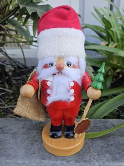 Steinbach 11" Troll Santa Claus Nutcracker HTF Christmas