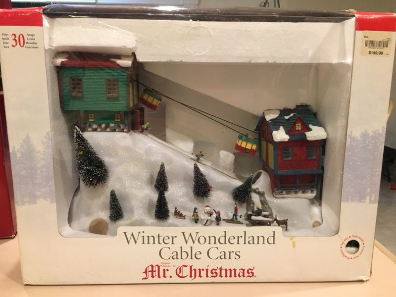 Winter Wonderland Cable Cars by Mr. Christmas