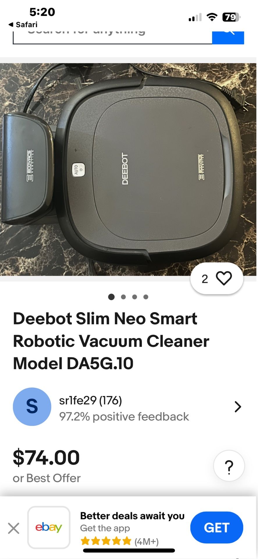 Deebot Robotic Vacuum