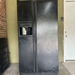 GE Profile Black Refrigerator 27 cubic ft
