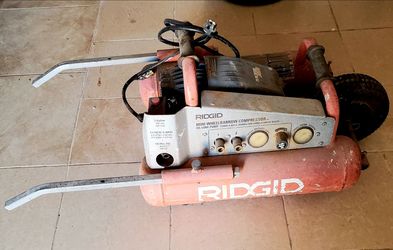 RIDGID 5-Gallon 145 PSI Oil-Lube Wheelbarrow Air Compressor