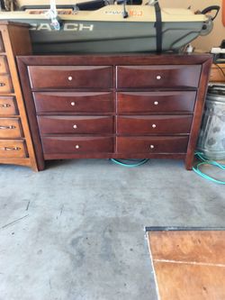 Dresser..8 Drawers..62 by 37 by 20..Good Shape