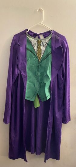 Joker Halloween Costume Purple Suit
