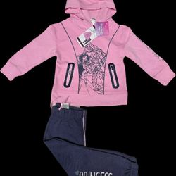 Disney Princess Girls Hoodie Set