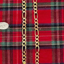 Gold Figaro Chain 14k