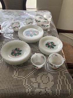 Beautiful Christmas tableware