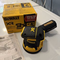 DEWALT XR Cordless Sander 20-Volt Brushless Variable Speed Random orbital with Dust Management NEW