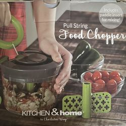 Pull String Food Chopper