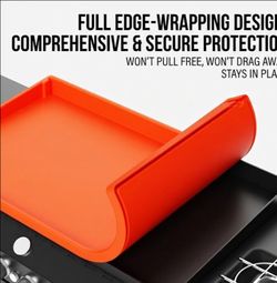 Orange Silicone Grill Mat