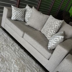 Nice 2pc Sofa Couch Set (DELIVERY AVAILABLE)