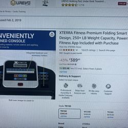 Treadmill Xterra Almost New 