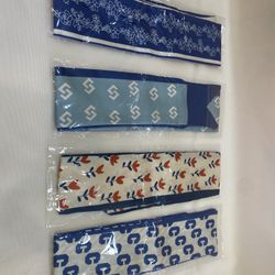 4 Pack Purse Scarf for Bags Silk Head Scarf for Hair Handbag Women Scarfs Ban