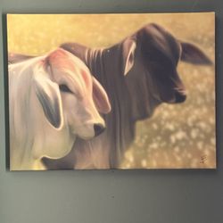 Art Brahma Cows