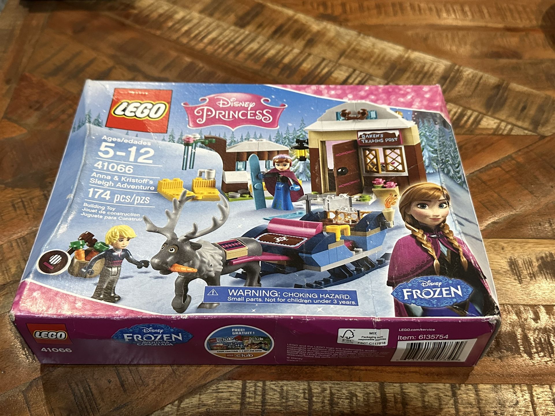 New In Box LEGO Disney Princess Anna Kristoffs Sleigh Adventure