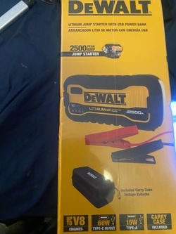DeWalt 2500 Peak Amp Jump Starter