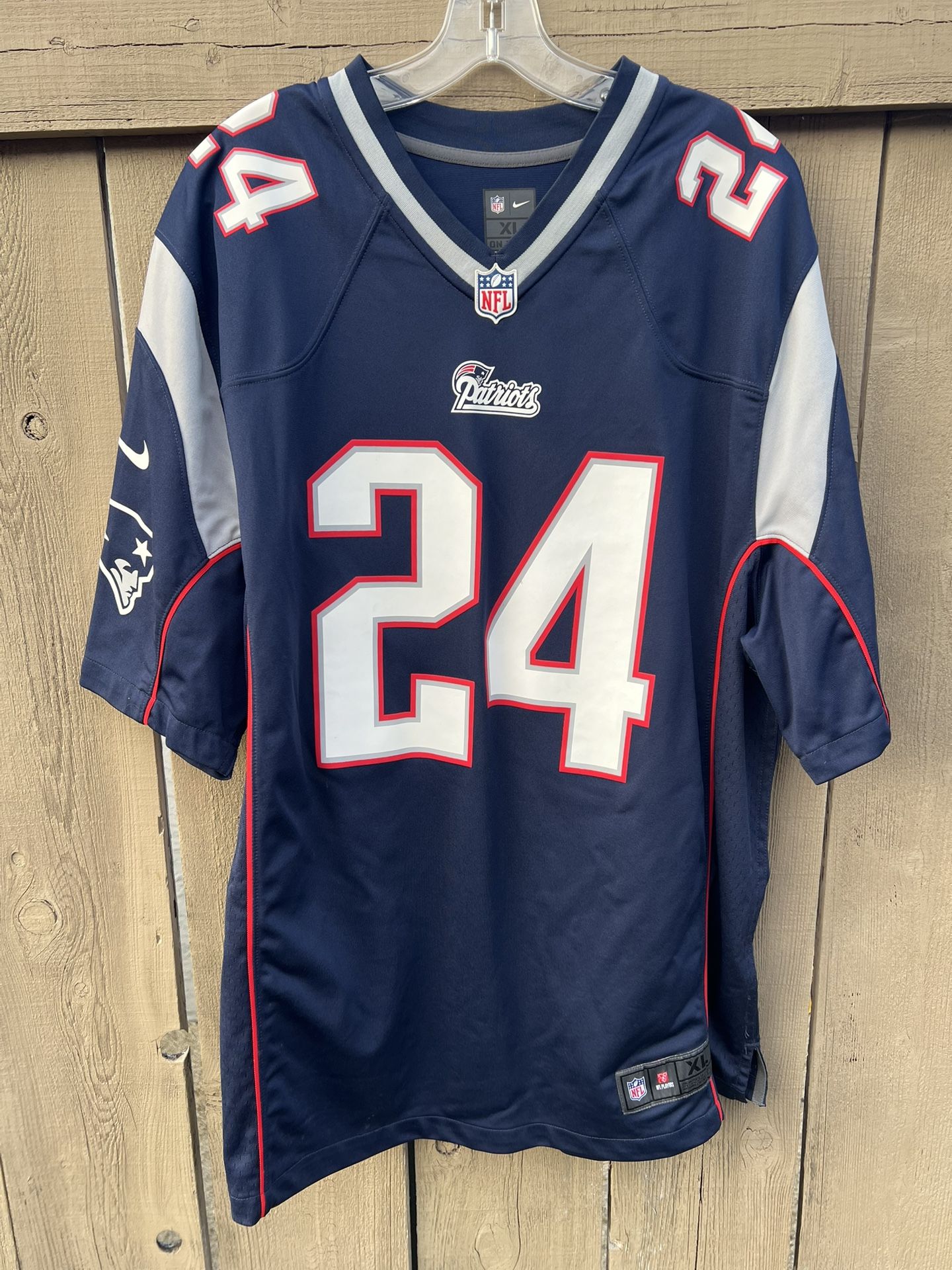 Vintage Rare New England Patriots Darrelle Revis #24 NIKE On Field Jersey XL
