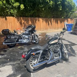 2000 Harley Davidson Sportster and FLHT