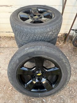 20 inch LTZ stock wheels Chevy Silverado Tahoe Suburban Avalanche GMC Yukon Sierra Cadillac Escalade rims and tires OEM