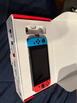 Nintendo Switch Neon Blue and Red