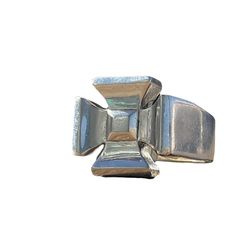 King Baby Studio Iron Cross Chunky Biker Ring Vintage 2000'S Silver Men's 10.5