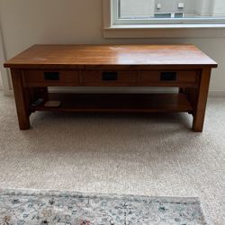 Oak Coffee Table 