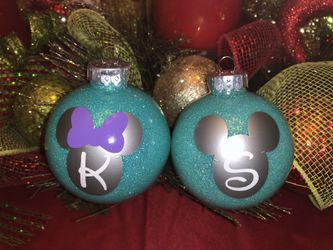 Mickey/Mickey Personalized Ornaments