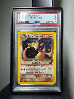 Shining Charizard psa 7 *with swirl*