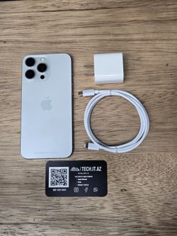📱 iPhone 15 Pro Max | 256GB | White Titanium | Unlocked (Any Carrier)