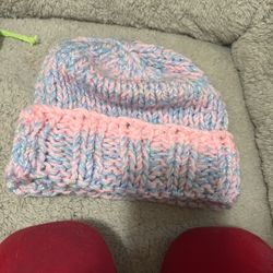 cute Pink Blue Hat
