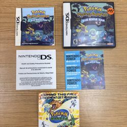 NINTENDO DS POKEMON MYSTERY DUNGEON BLUE RESCUE TEAM 