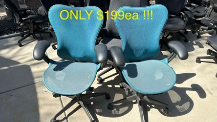 CLEARANCE SALE: (15x) Herman Miller Mirra 2 Fully Loaded Office Chairs Only $199each!! Delivery Available On 4+ Chairs
