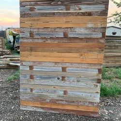 🚨Repurposed Cedar Panels 7–8 ft Rustic Finish
