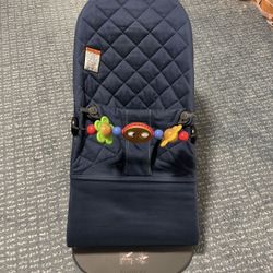 BabyBjörn Bouncer Bliss, Cotton, Midnight Blue