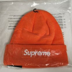 SUPREME BOX LOGO BEANIE SS24 ONE SIZE NEW IN PACKAGE! ORANGE, NAVY BLUE,  STONE/LIGHT KHAKI 