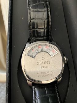 Stauer 1930 Dashtronic automatic men's wristwatch